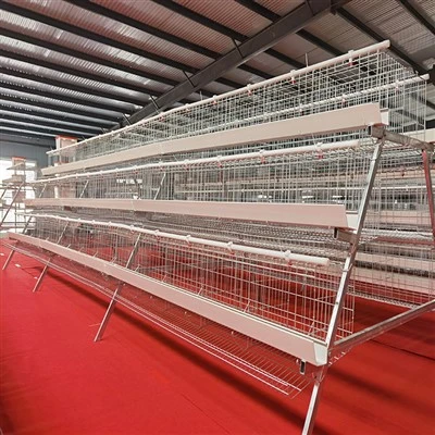 3 Levels 5 Door Chicken Layer Cage